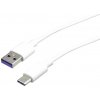 mobilNET Type-C biely 5A supercharge 1M kábel (E) KAB-0122-USB-TYPEC