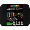 UNI PAINT Posca PC-5M 1,8 – 2,5 mm – sada 40 ks v puzdre