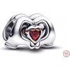 Charm Sterlingové stříbro 925 Spojená srdce – Symbol věčné lásky Forever Love, korálek na náramek láska