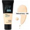 Maybelline zjednocujúci make-up s matujúcim efektom Fit Me! Matte & Poreless Make-Up 105 Natural Ivory 30 ml