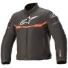 Bunda T-SP S WATERPROOF 2021, ALPINESTARS, detská (čierna / červená fluo) 120