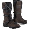 Čižmy na motocykel Kore Adventure Long 3.0 hnedé Veľkosť: 36