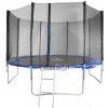 Trampolína Skipjump GS12, 366 cm, vonkajšia sieť, rebrík