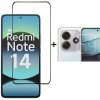 Tvrdené sklo Xiaomi Redmi Note 14 4G + sklo fotoaparátu (Ochranné sklo Xiaomi Redmi Note 14 4G)