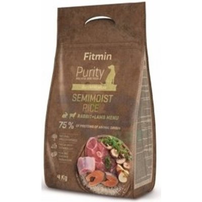 Fitmin Purity Rice Semimoist Rabbit & Lamb 4 kg