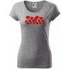 Vlčí mak v rade Dámske tričko Pure Tmavosivý melír