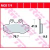 TRW brzdové platničky TRW MCB774