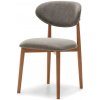 Hector Jedálenská stolička Merano z masívu sivá/orech