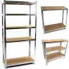 Fistar Regál 1800 x 900 x 400 mm zinek 5 polic
