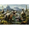 EDUCA Puzzle Zúriví dinosaury 1000 dielikov