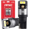 LED žiarovky FULL CANBUS PRO T10 W5W 4x3030 SMD biele 12V 24V AMIO-03580