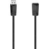 Hama USB kábel USB 2.0 USB-A zásuvka, USB-A zástrčka 3.00 m čierna 00200620; 00200620