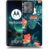 Picasee silikónový čierny obal pre Motorola Edge 40 Neo - Monstera Color