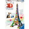 RAVENSBURGER 3D puzzle Eiffelova veža (Love Edition) 216 dielikov
