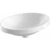 Geberit Variform umývadlo 55x40 cm oválny vstavané umývadlo biela 500.719.01.2
