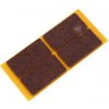 Kinekus Podložka plstená, 25x50mm, hnedá