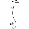 Imex LUXOR duálny sprchový systém čierna matná BDX023/NG