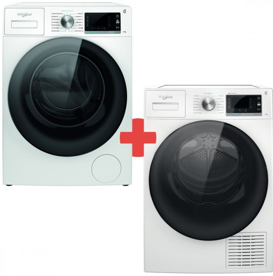 Set Whirlpool W6X W845WB EE + W7 D84WB EE