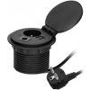 Zásuvka vstavaná ORNO OR-GM-9015/B 1 zásuvka 2 USB (A+C), čierna
