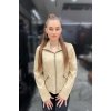 Max Original Leather Dámska kožená bunda FELICE-2 vanila