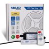 McLED LED páska - sada 1 m + Prijímač Nano IP67, 240 LED/m, UWW, 6 W/m, DC 24V, 380 lm/m, CRI90, IP67, 10 mm, vodič 3 m ML-126.036.90.S01002