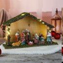 Vianočný Betlehem s 9 Figurkami - HI-54262