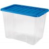Plastový úložný box s vekom Heidrun Quasar 80 l