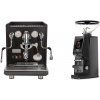 ECM Synchronika, black, dark walnut + Eureka Atom W 65 Casa, black