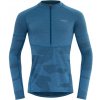 Devold Standal Merino Shirt Zip Neck Man blue