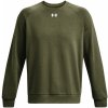 Under Armour RIVAL FLEECE CREW zelená 1379755-390