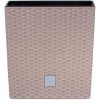 Prosperplast RATO LOW Kvetináč 26,2cm 15,8l ratan mocca DRTS265L