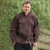 Outfit4Events Středověká košile Gracien hnědá