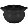 RAK Chef's Fusion misa na polievku s pokrievkou pr. 15 cm, čierna | RAK-CFST15BK