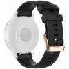Silikónový remienok Ricardo 20mm (pro Garmin Venu, Venu Sq, Venu Sq 2, Venu 2 plus aj.), čierny, Quick Release