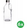 Sklenená fľaša s viečkom 0,55 l, balenie 6 ks