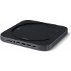 Replikátor portov Satechi Aluminium Type-C Stand and Hub for Mac Mini - Space Gray (ST-ABHFM)