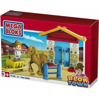 Mega Bloks Mini Blok Town Stáj pro koně