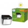 Philips 8720169265448 Outdoor solar Yarixa solárne nástenné svietidlo so senzorom LED 2,2W 250/25lm 2700K IP44 čierna