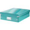 LEITZ Organizačný box Click&Store, veľkosť M, ľadovo modrá