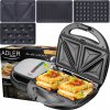 Sendvičovač 5v1 ADLER AD3040 Sandwich Vaflovač Oriešky Grill 1200W
