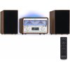 Auna Elton, stereo systém, CD, BT, MP3, DAB+, FM rádio, VU merač, podsvietenie (VU-DAB)