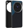 PROTEMIO 104430 ABEEL C CARBON Ochranný kryt pre Vivo X200 Pro 5G BLACK BLUE