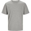 Jack & Jones Tričko Classic Unisex Tee, těžká bavlna, krátký rukáv, unisex COT42752659000-light grey XS Melír šedá světlá