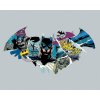 Zuty - Batman a logo, 40×50 cm, vypnuté plátno na rám (8596530135418)