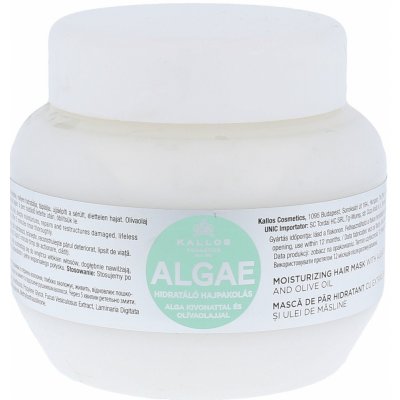 Kallos hydratačná maska ​​Algae (Moisturizing Hair Mask) 1000 ml