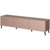 CMM Cama RTV skrinka NOVA 186x40x48 ružová matná