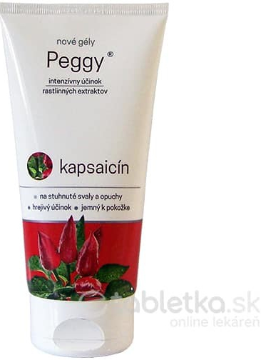 Peggy gél kapsaicín 170 g