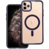 Kryt Color Edge Mag Cover s MagSafe iPhone 12 / 12 Pro deep fialový