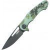 KUBEY Dugu Blackwashed Sandvik 14C28N Blade Camo G10 Linerlock KU210L