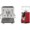 ECM Synchronika II + Eureka Mignon Perfetto, CR ferrari red